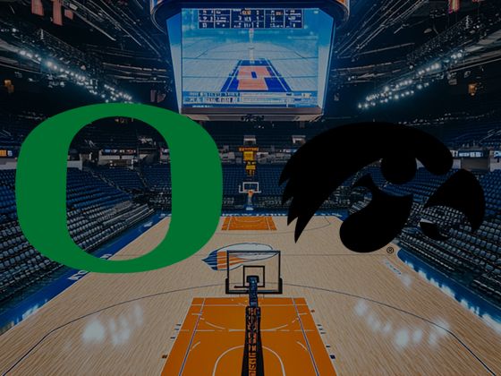 Oregon Ducks at Iowa Hawkeyes Basketball